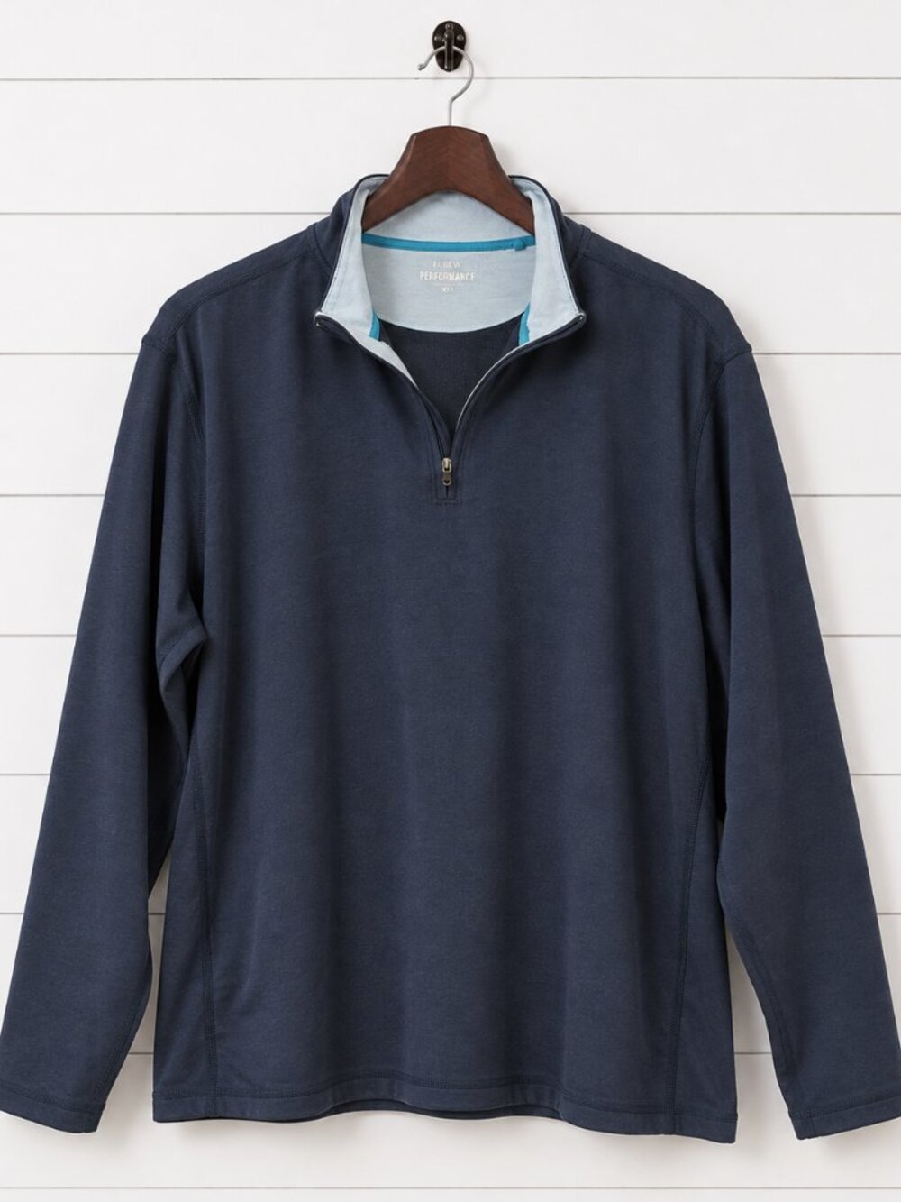 J.Crew Performance XXL Navy Quarter Zip Pullover Preppy Golf Country Club